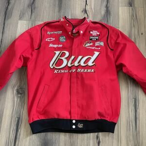 NASCAR Chase Authentics Drivers Line Dale Earnhardt Bud Jacket Size XXL